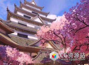 Unity游戏场景守望先锋-花村 场景模型(U3D FBX 格式文件)