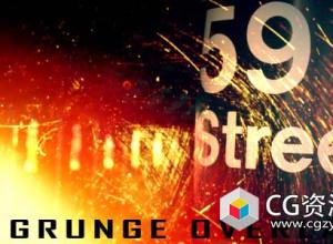 25组划痕污迹视频素材 25 Grunge Overlays