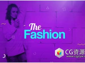 AE模板-时尚时装魅力视频展示片头 The Fashion