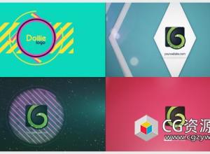 AE模板-优雅时尚彩色Logo动画 Logo Pack 2