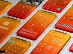 AE模板-科技感3D屏幕应用程序手机APP展示动画 3D Screens App Promo