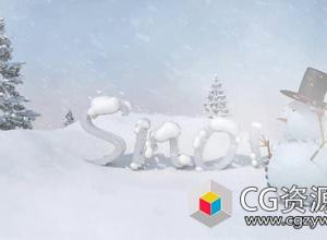 三维短片雪人制作流程C4D教程 Udemy – Create 3D short animation using Cinema 4D R18