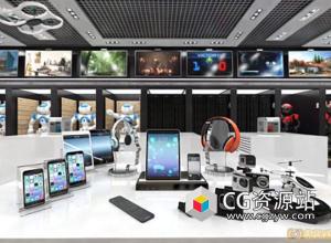 3D模型手机电脑手表耳机游戏机电子产品 Evermotion Archmodels Vol.156