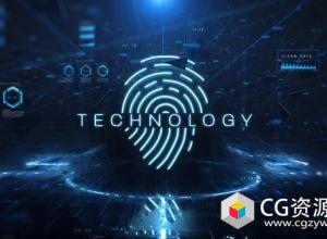 AE模板-信息网络炫酷科技感HUD开场片头 Technology