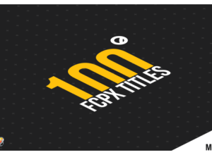 FCPX插件-100组实用文字标题字幕动画预设