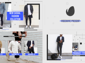 AE模板-在线商店照片幻灯片宣传片开场 Modern fashion promo