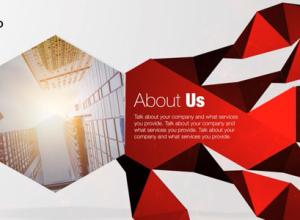 AE模板-企业多边形演示折叠商务包装片头 Corporate Polygon Presentation