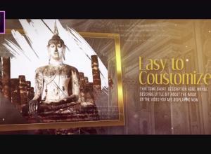 PR模板-电影纪录片历史照片时间线片头 Journey to History