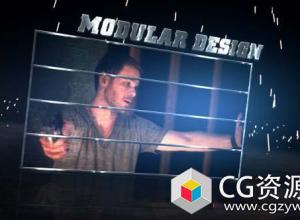 AE模板-冒险电影预告片钢铁火星视频宣传片头 Maximum Impact