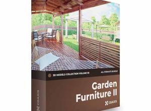 21个庭院家具长椅桌子3D模型 CGAxis – Garden Furniture 3D Models Collection Volume 93