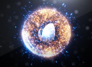 AE模板-球形能量粒子Logo动画 Spherical Logo Intro