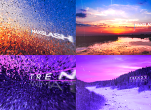 AE模板-大气抽象3D粒子转场时尚标题片头 Stylish Slideshow