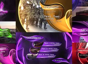 AE模板-多彩时尚电视栏目包装 Broadcast TV