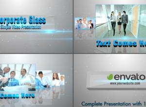 AE模板-立方体视频企业玻璃展示Corporate Glass Presentation
