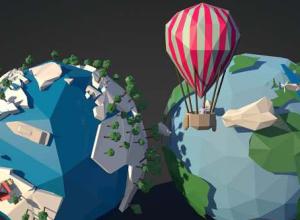 地球低多边形3D模型 Cubebrush – LowPoly Earth Pack