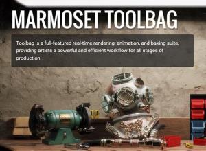 三维场景实时渲染预览软件 Marmoset Toolbag v3.05 Win破解版