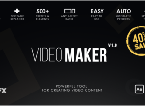 AE模板+脚本500+视频转场文字标题特效元素动画