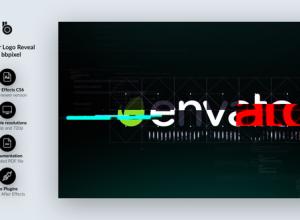 AE模板-高科技信号损坏Logo动画 Glitcher Logo Reveal