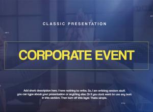 PR模板-公司活动商务合作宣传片头 Corporate Events