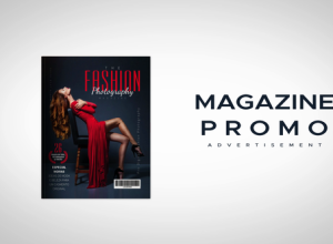 AE模板-新闻印刷媒体杂志翻页宣传动画 Magazine Promo