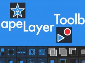 图形层快速修改AE脚本 Aescripts Shape Layer Toolbar v1.0.1 + 使用教程