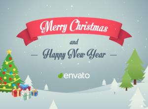 AE模板-新年圣诞节问候庆祝活动介绍Christmas & New Year Opener