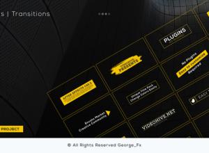 AE模板-图形转场文字标题动画 Titles & Transitions