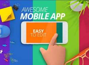 AE模板-触摸手势手机APP展示片头动画 App Promo Toolkit