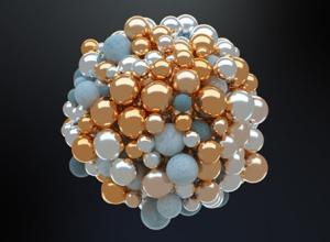 C4D教程使用动力学创建抽象球体+工程 Cinema 4D – Creating Abstract Spheres using Dynamics Tutorial