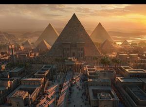 埃及金字塔3D模型 Kitbash3D – Egypt (Maya/MAX/FBX/OBJ)