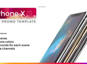 AE模板-iPhoneXS手机APP展示动画片头
