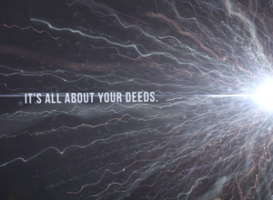 AE模板-抽象粒子线条发散文字片头 Karma