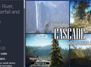 Unity河流/湖/瀑布地形工具 Cascade - River Lake Waterfall and more v1.2.0