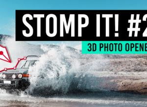 AE模板-快速三维视差动态图片快闪片头 3D OPENER