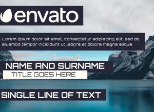 FCPX模板-简单人名字幕条动画 Simple Lower Third 3 + 使用教程