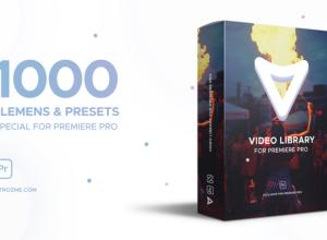 PR模板-1000组视频特效包装动画Premiere Pro预设