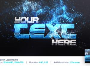 AE模板-Particle 粒子汇聚文字Logo动画 Particle Burst Logo Reveal