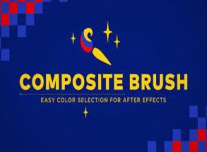 选取颜色替换修改AE插件AEscripts Composite Brush v1.2 WIN