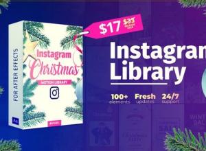 AE模板-社交媒体INS竖屏视频包装开场 Instagram Stories