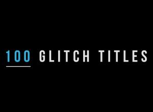 PR预设-100个4K快速信号损坏故障文字标题动画