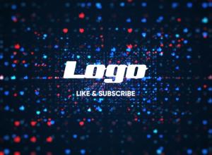 AE模板-酷炫粒子汇聚Logo动画 Logo – Digital Like