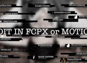 FCPX + Apple Motion模板-现代人名字幕条动画 Modern Lower Thirds