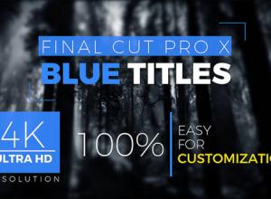 FCPX插件-25个4k独特文字标题排版动画 FCPX Titles 4k