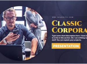 AE模板-现代企业商务文本标题宣传包装 Royal Business