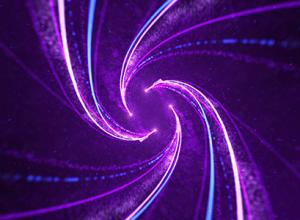 AE模板-Particle漂亮粒子线条螺旋Logo动画 Particle Spiral Logo