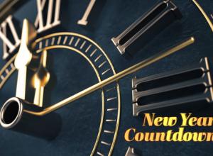 AE模板-新年倒计时金色时钟新年快乐片头Elegant New Year Countdown