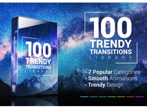 PR模板-100组时尚无缝过渡包信号损坏光效平移视频转场Premiere预设