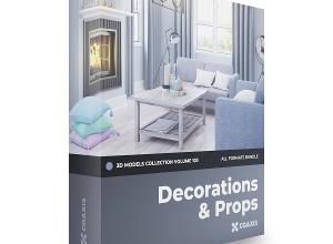 26个室内装饰3D模型 (C4D/MAX/OBJ/FBX等格式)第103卷