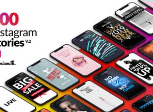 AE模板-手机竖屏Instagram故事套餐宣传包装 Instagram Stories Package