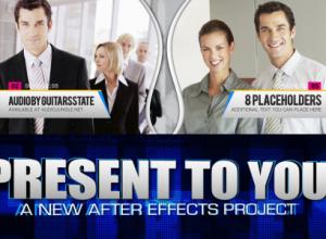 AE模板-公司企业动态演示动画Company Motion Presentation